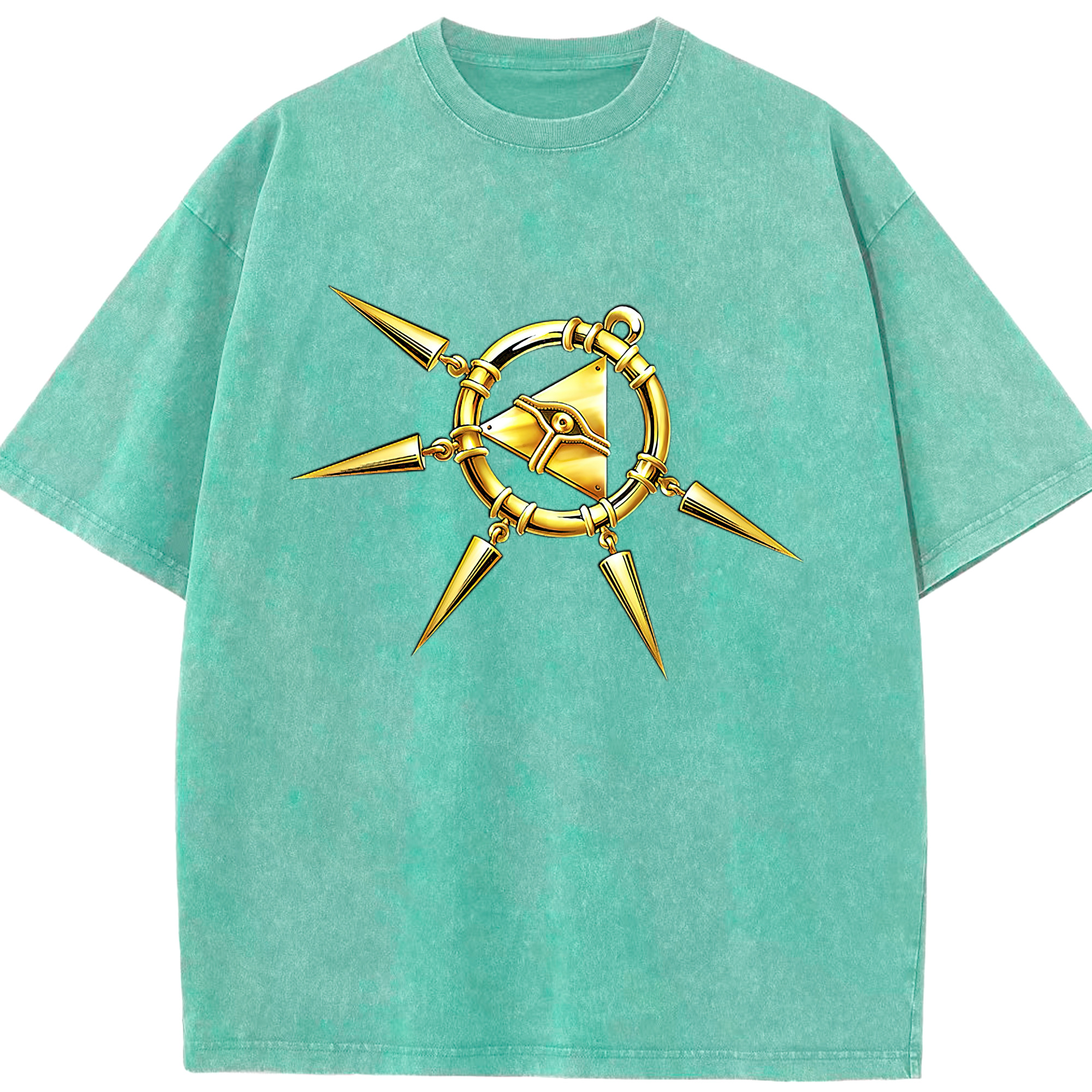 （画像用） 遊☆戯☆王 Yu-Gi-Oh! 綿100% ヴィンテージ風 半袖Tシャツ（フロントプリント）